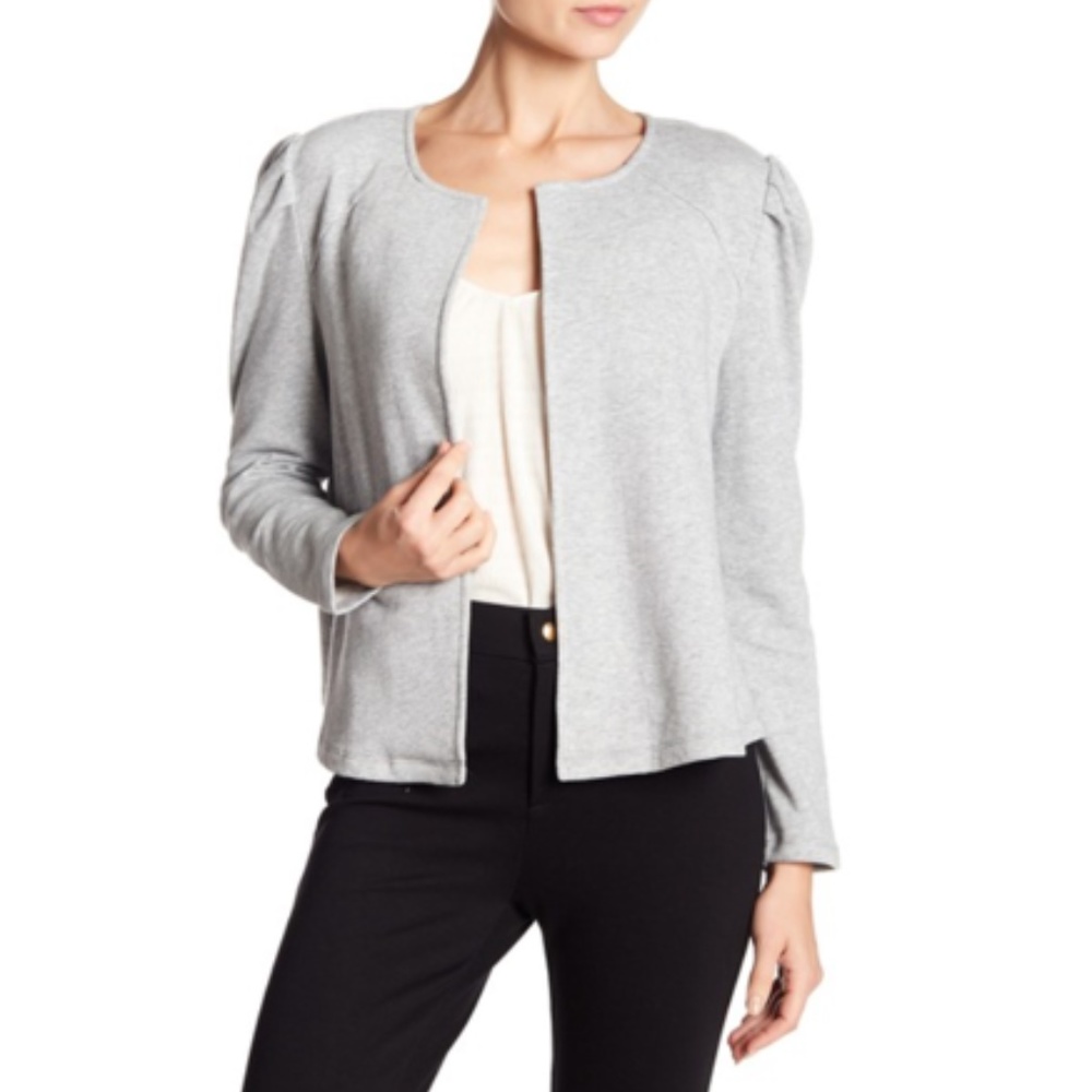 ⚡️SALE⚡️NWT Grey Blazer Puff Sleeve Blazer